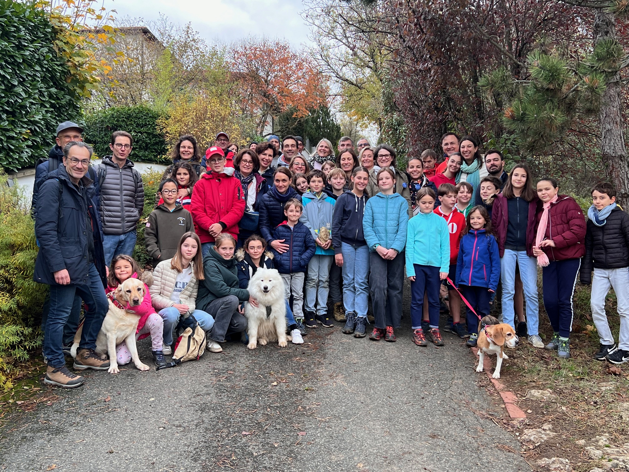 Randonnée des familles du collège Les Chartreux Saint-Charles